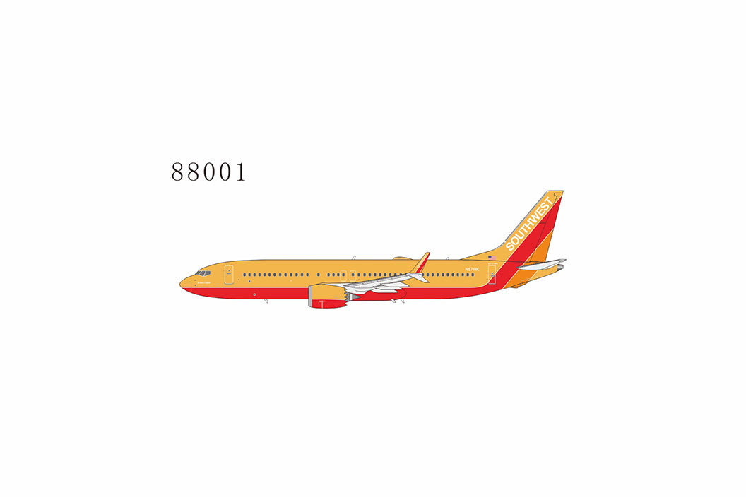 NG Models 1:400 Southwest Airlines 737 MAX 8 N871HK Desert Gold Retro "The Herbert D. Kelleher" NG 88001