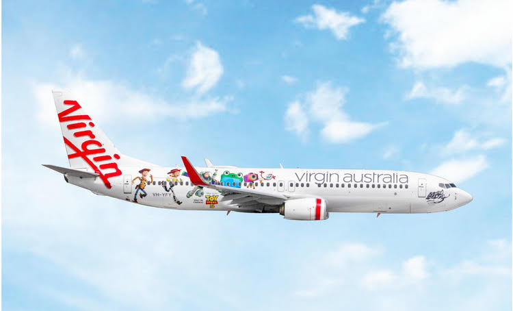 Pre-Order Phoenix Models 1:400 Virgin Australia Boeing 737-800 VH-VFY "Toy Story 5" 04711