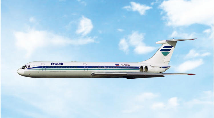 Pre-Order Phoenix Models 1:400 KrasAir Ilyushin IL-62 RA-86453 12147