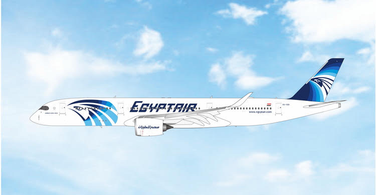Pre-Order Phoenix Models 1:400 Egypt Air Airbus A350-900 SU-GGI 12138