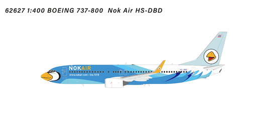 Pre-Order Panda Model 1:400 Nok Air Boeing 737-800 HS-DBD "Nok Nan Fah"62627