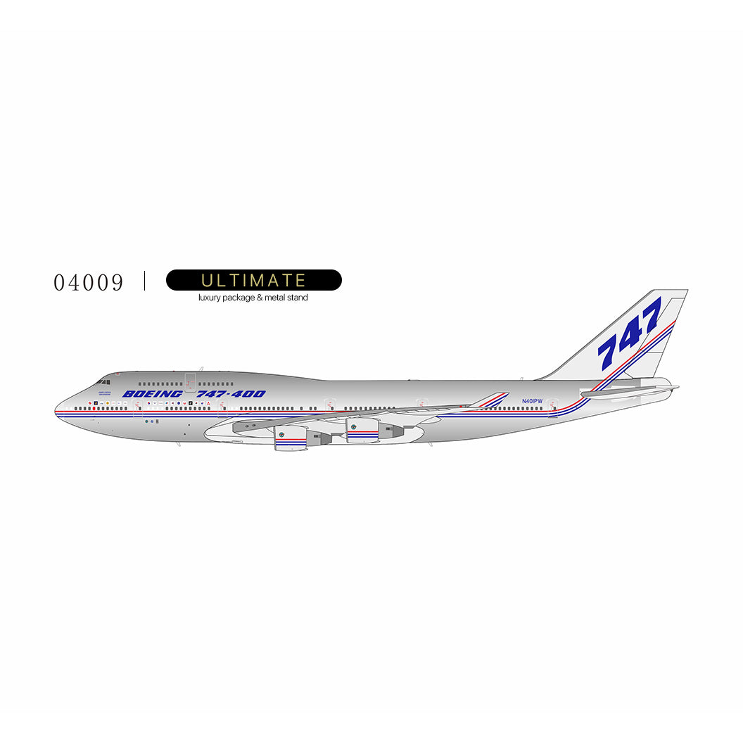 Pre-Order NG Models ULTIMATE 1:400 Boeing 747-400 N401PW "house colors" 04009