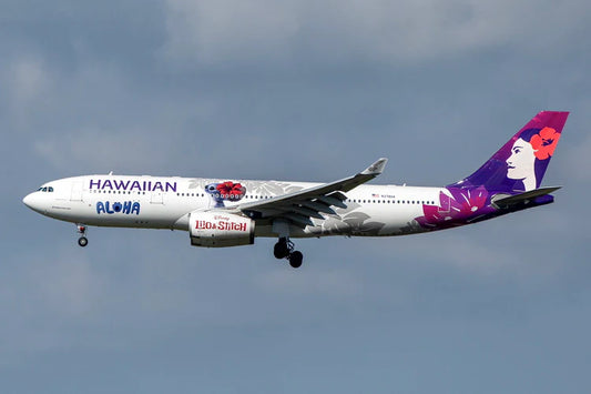 Pre-Order Phoenix Models 1:400 Hawaiian Airlines Airbus A330-200 N378HA "Lilo and Stitch" 04663