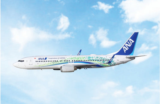 Pre-Order Phoenix Models 1:400 All Nippon Airlines (ANA) Boeing 737-800 JA58AN "Furusato Jet" 04677
