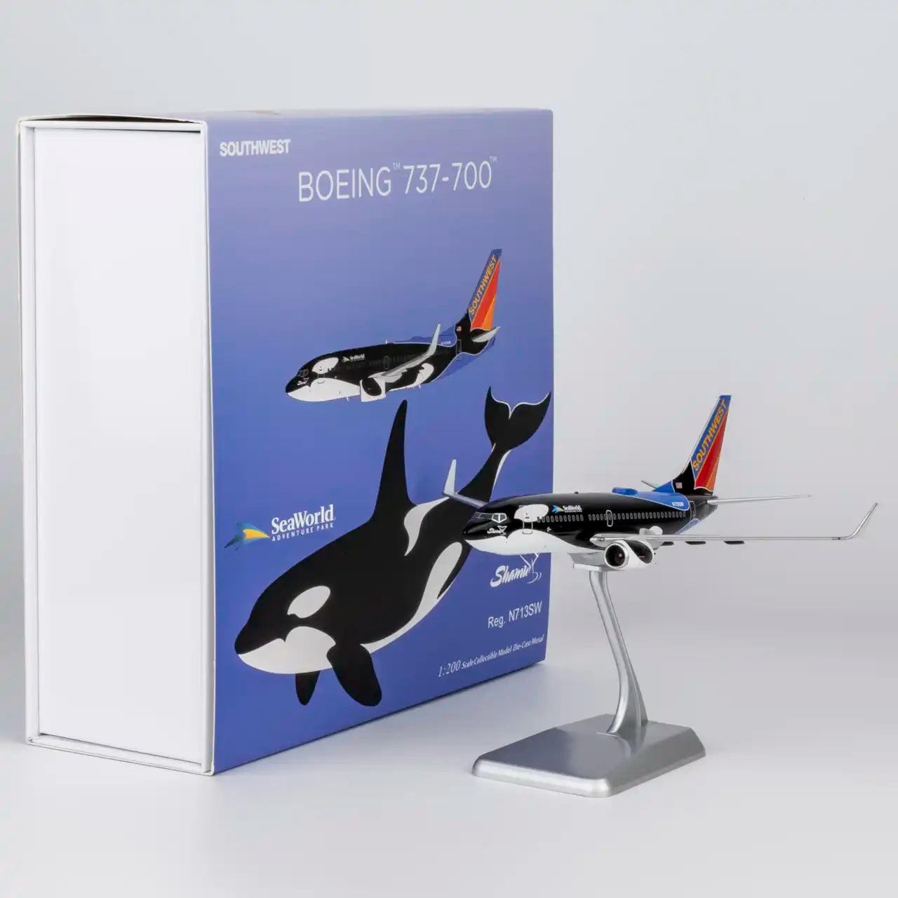 NG Models 1:200 Southwest Airlines Boeing 737-700 N713SW "Shamu" 05038