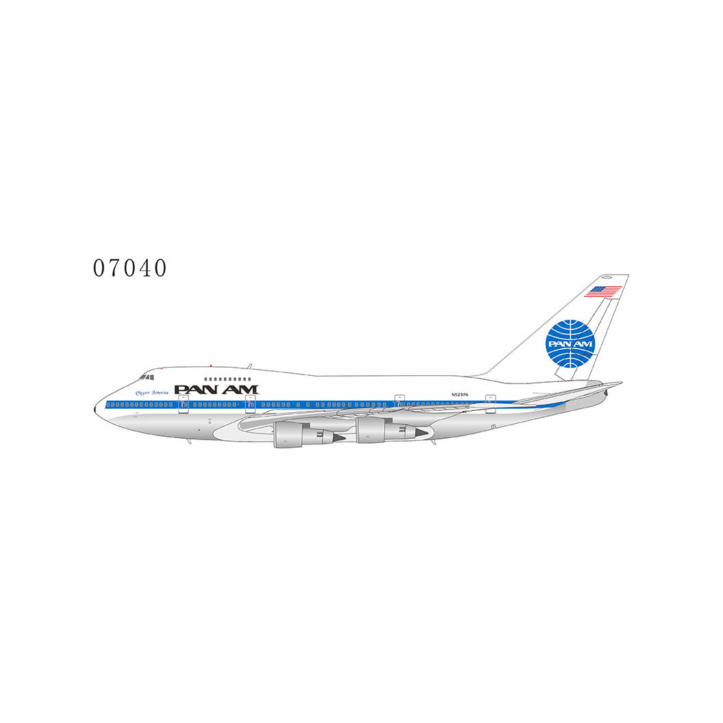 NG Models 1:400 Pan Am 747SP N529PA "Clipper America" NG 07040