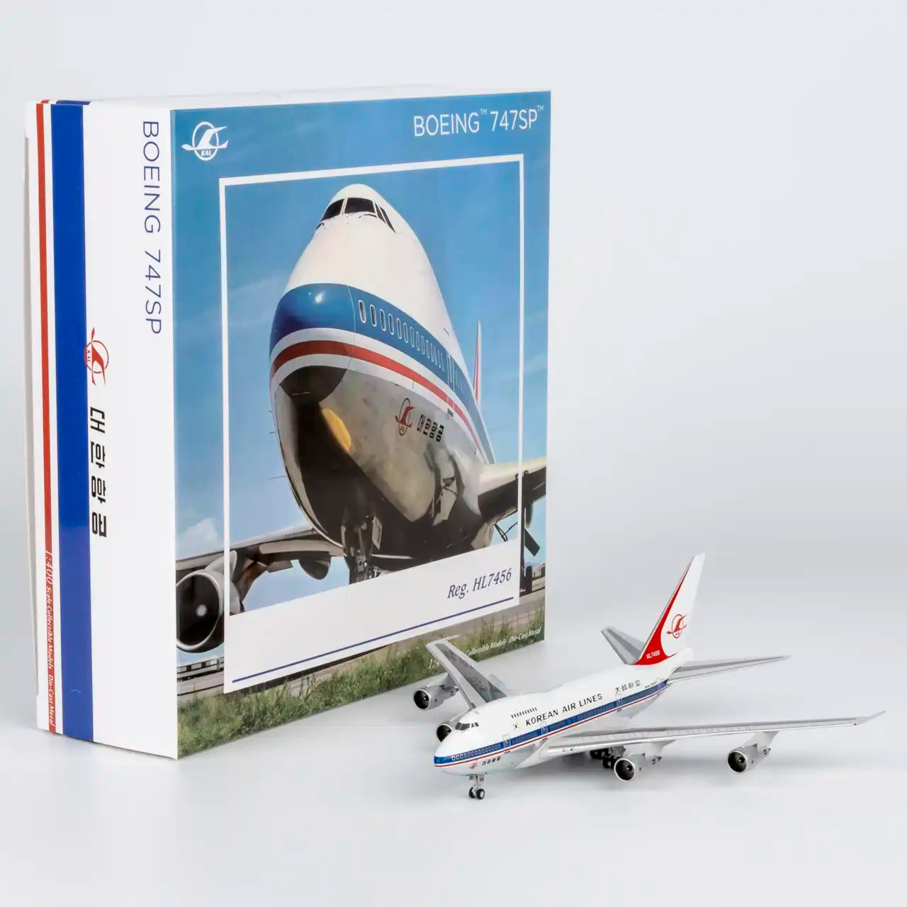 NG Models 1:400 Korean Air Boeing 747SP HL7456 "delivery colors" 07043