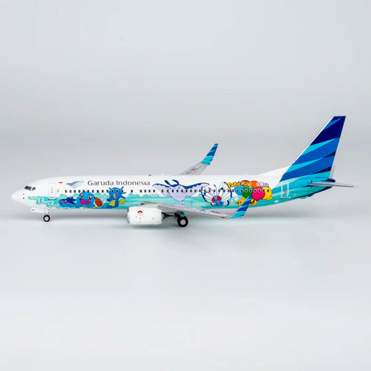 NG Models 1:200 Garuda Indonesia Boeing 737-800 PK-GMU "Pikachu Jet" 08012