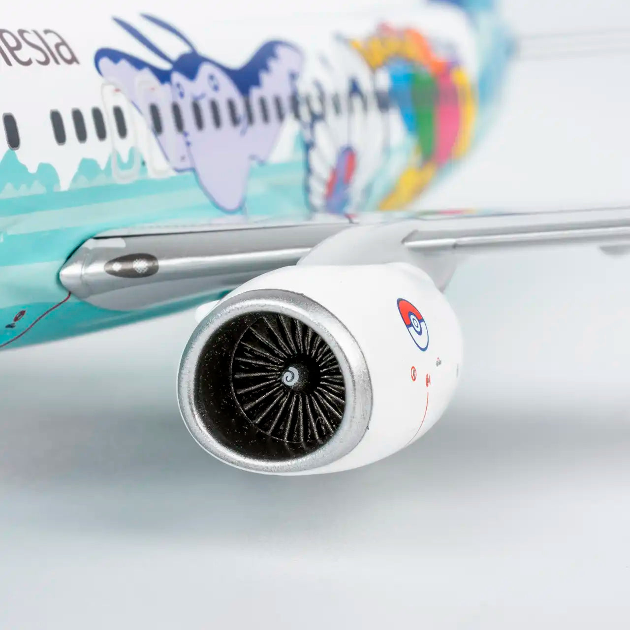 NG Models 1:200 Garuda Indonesia Boeing 737-800 PK-GMU "Pikachu Jet" 08012