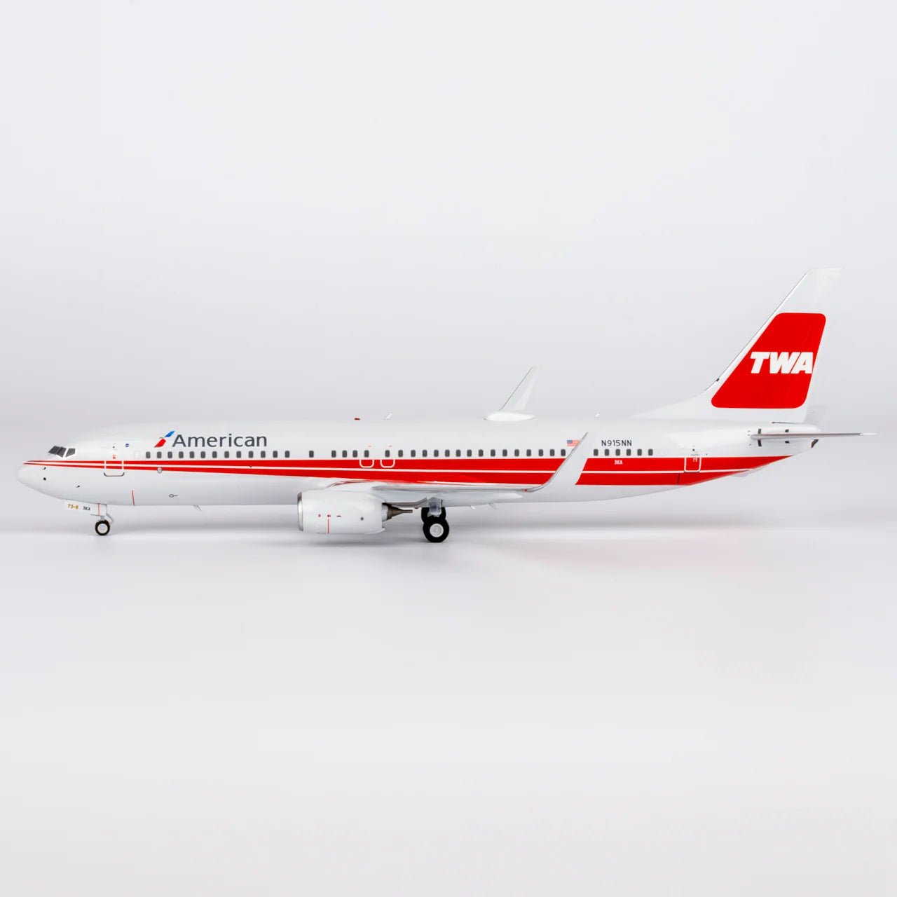 *Imperfect* NG Models 1:200 American Airlines Boeing 737-800 "TWA retro" N915NN NG 08053