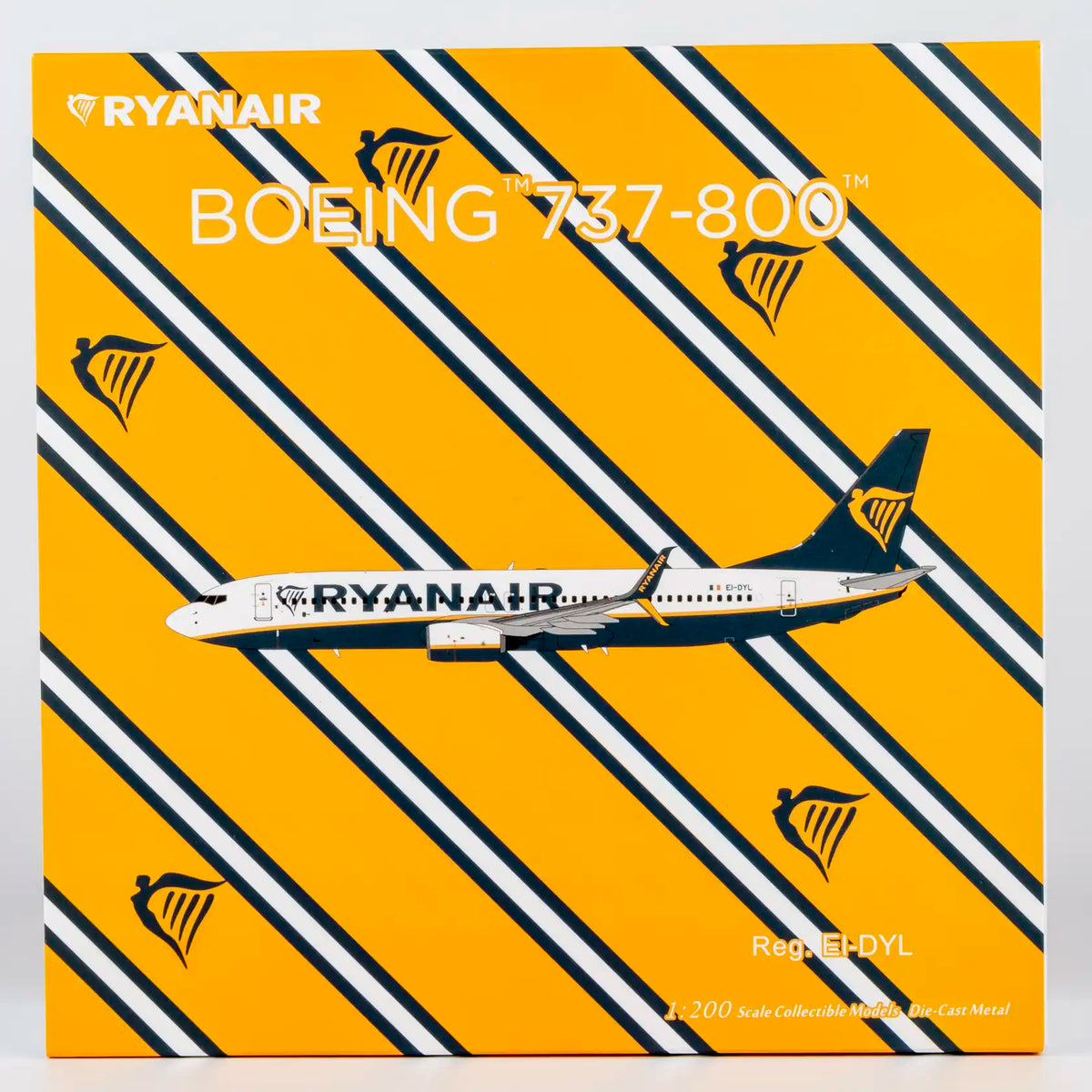 NG Models 1:200 Ryanair Boeing 737-800 EI-DYL 08065