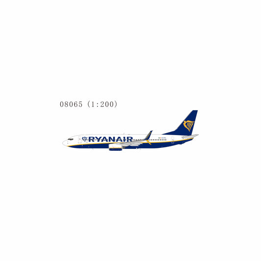 Pre-Order NG Models 1:200 Ryanair Boeing 737-800 EI-DYL 08065
