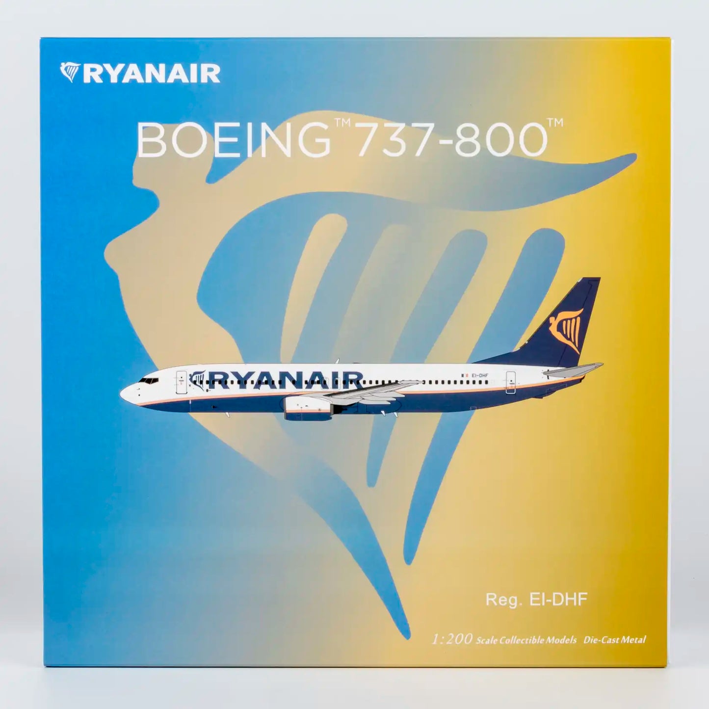 NG Models 1:200 Ryanair Boeing 737-800 EI-DHF "without winglets" 08066