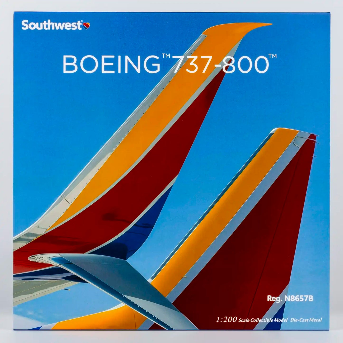 NG Models 1:200 Southwest Airlines Boeing 737-800 N8657B "Heart Livery" 08073