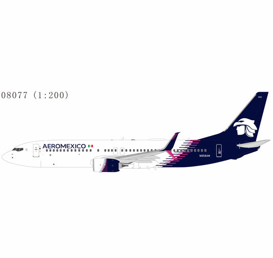 Pre-Order NG Models 1:200 Aeromexico Boeing 737-800 N958AM 08077