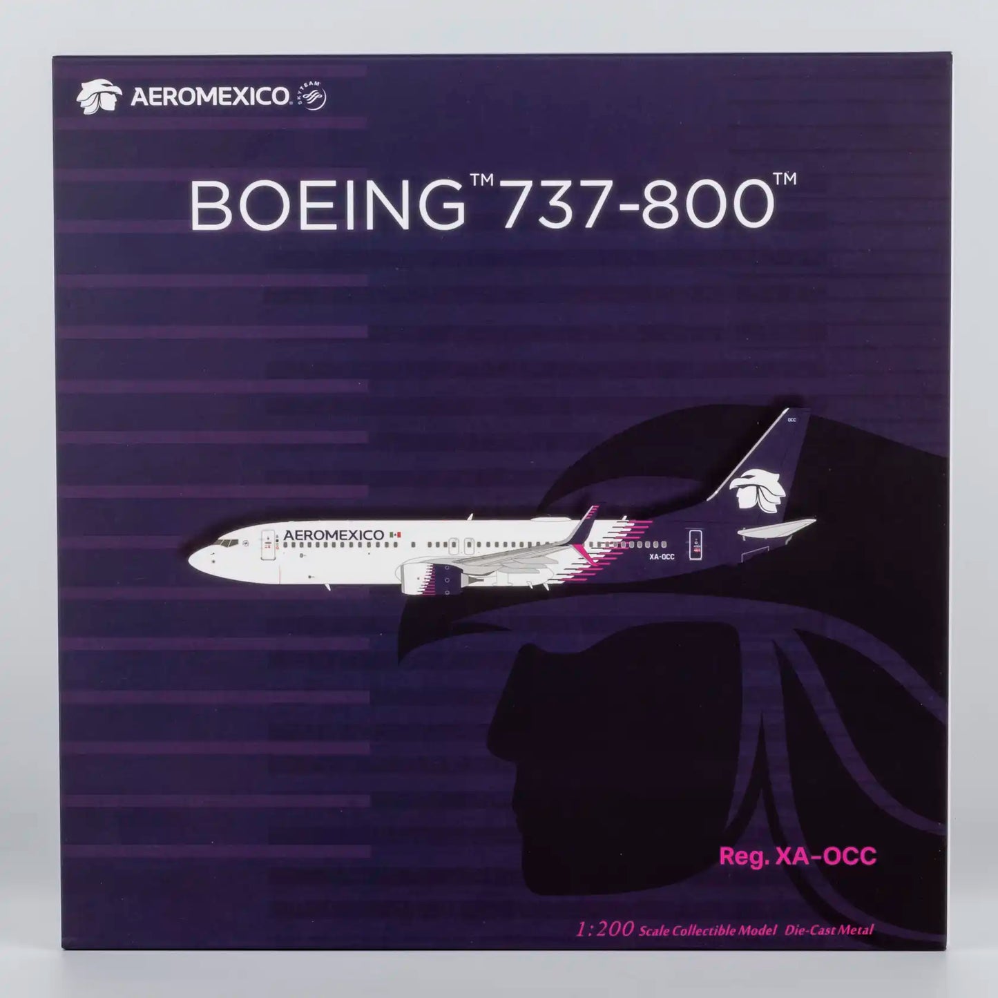NG Models 1:200 Aeromexico Boeing 737-800 XA-OCC 08078