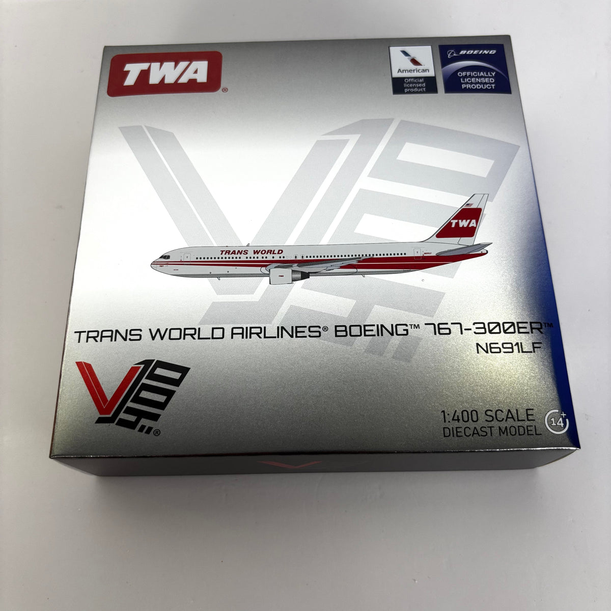 Pre-Order V1:400 Trans World Airlines (TWA) Boeing 767-300 N691LF 400017
