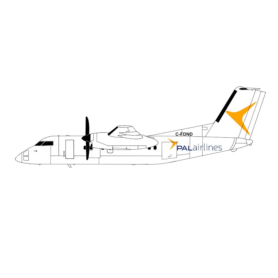 3DD 1:400 PAL DHC Q100 C-FDND 169