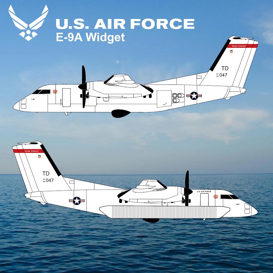 3DD 1:200 USAF DHC Q100 (E-9) 84-0047 174