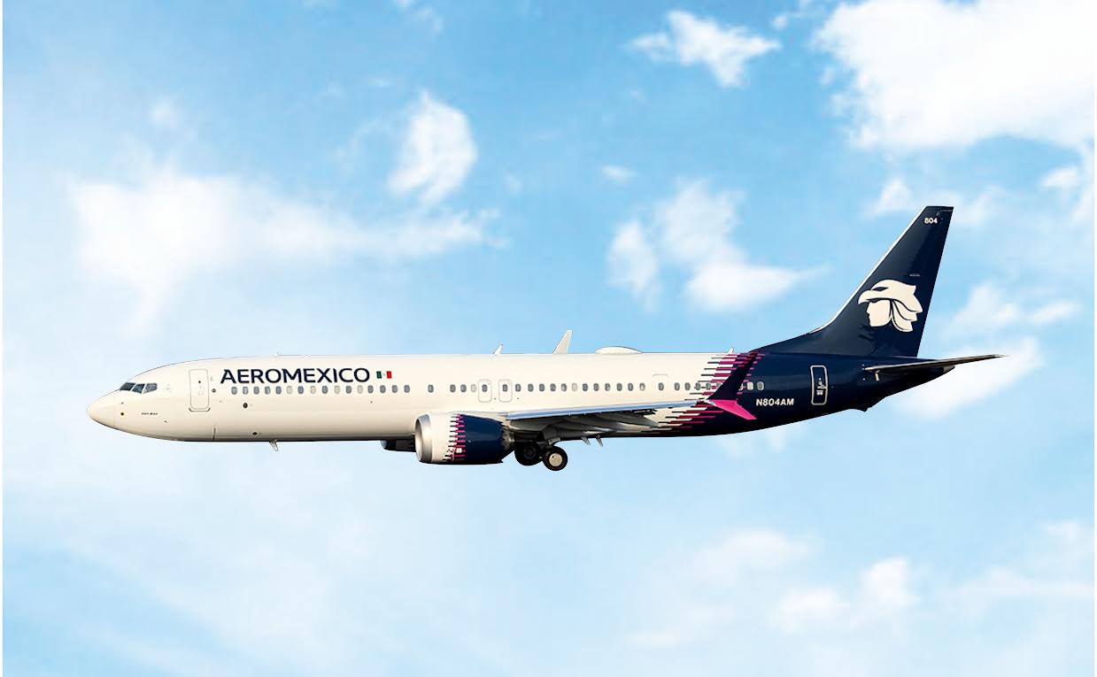 Pre-Order Phoenix Models 1:400 Aeromexico Boeing 737 MAX 9 N804AM 12086