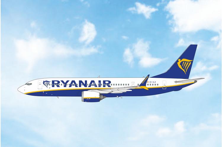 Pre-Order Phoenix Models 1:400 Ryanair Boeing 737 MAX 8 EI-ILV 12098