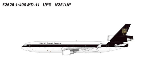 Pre-Order Panda Model 1:400 UPS McDonnell Douglas MD-11F N251UP 62625