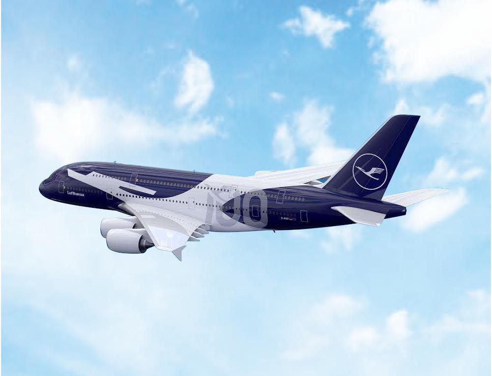Phoenix Models 1:400 Lufthansa Airbus A380 D-AIMH "100th Anniversary" 04687