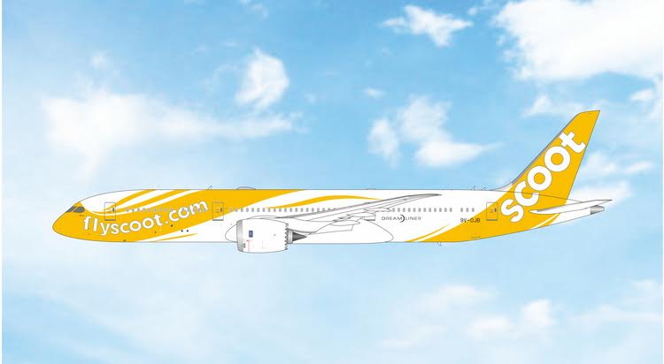Pre-Order Phoenix Models 1:400 Scoot Boeing 787-9 9V-OJB 12104