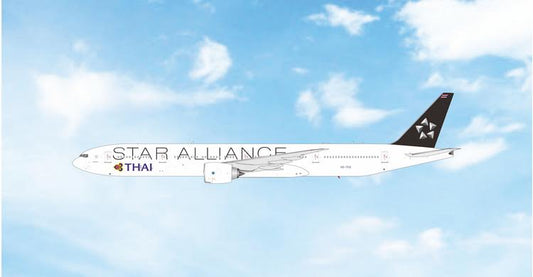 Pre-Order Phoenix Models 1:400 Thai Airways Boeing 777-300ER HS-TKQ "Star Alliance" 12089