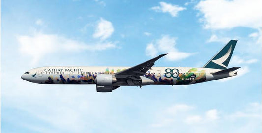 Pre-Order Phoenix Models 1:400 Cathay Pacific Boeing 777-300ER B-KQU "Spirit of Hong Kong" 04698