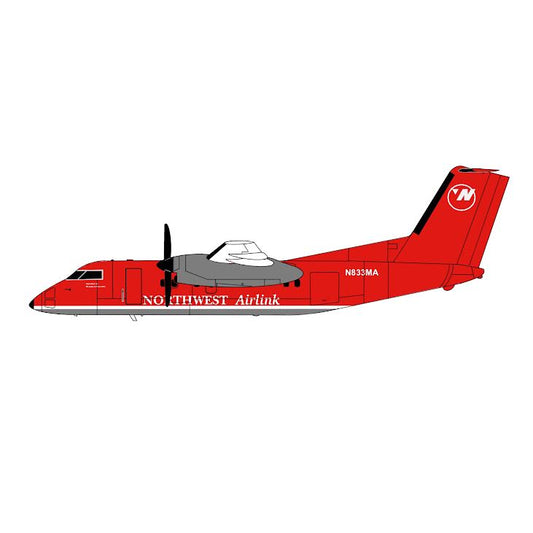 Pre-Order 3DD 1:200 Northwest Airlink (Mesaba) DHC Q100 N833MA 204
