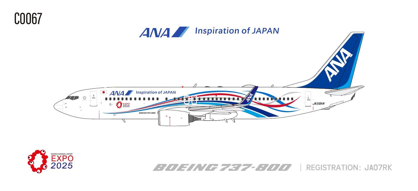 Pre-Order C Model 1:400 All Nippon Airways (ANA) Boeing 737-800 JA58AN "EXPO2025" C0067