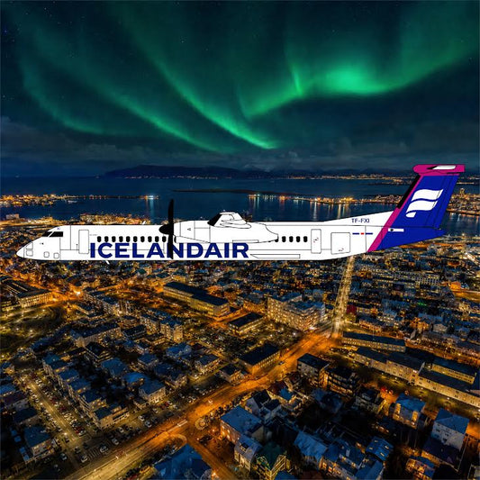 Pre-Order 3DD 1:400 Icelandair DCH Q400 TF-FXI 196
