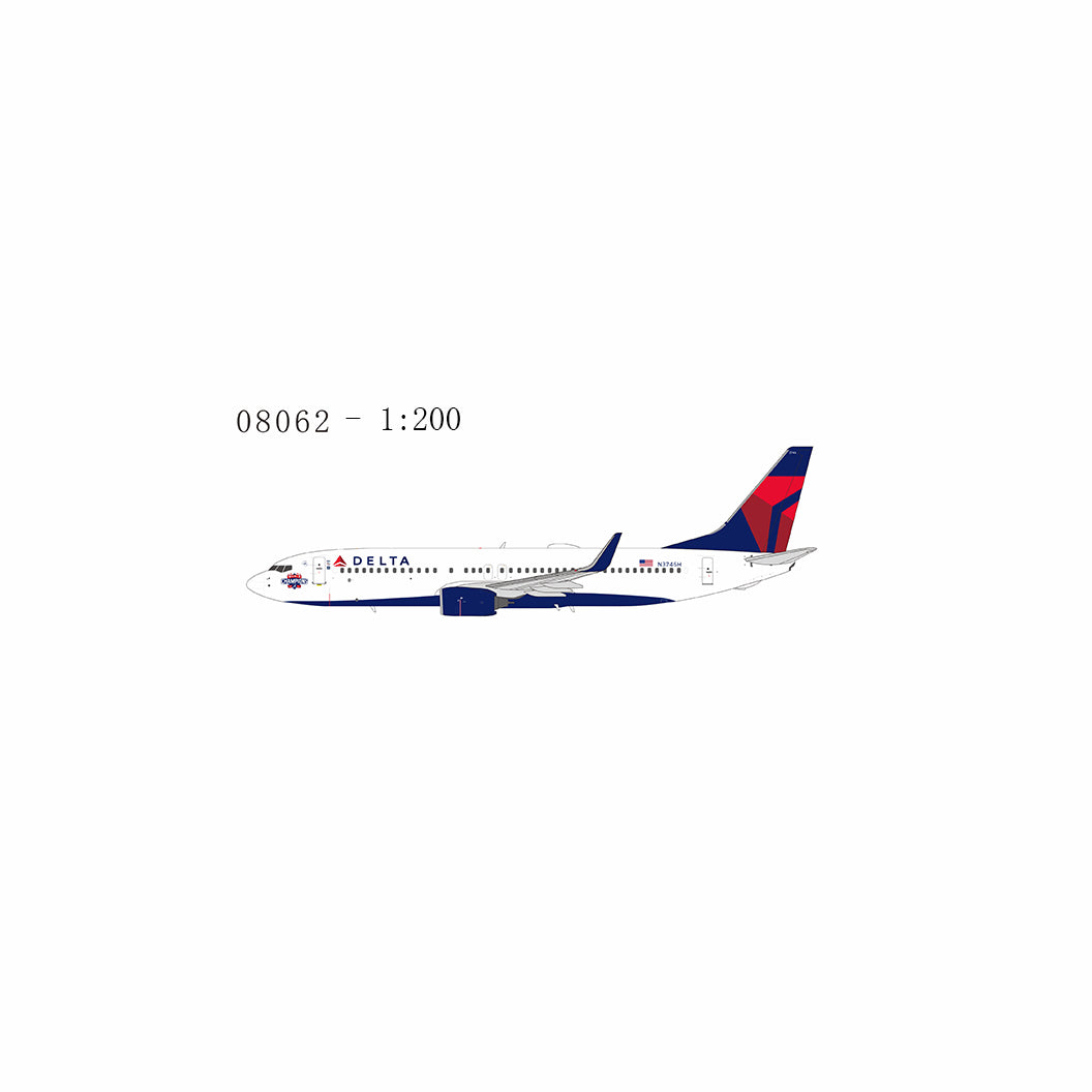 NG Models Delta Air Lines Boeing 737-800 "Atlanta Braves" N3746H NG 08062