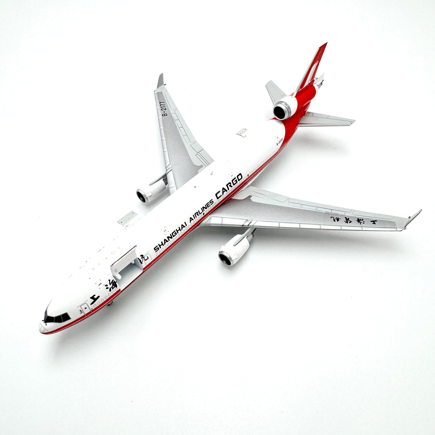 Pre-Order YY Wings 1:400 Shanghai Airlines McDonnell Douglas MD-11F B-2177 Interactive YY1108C