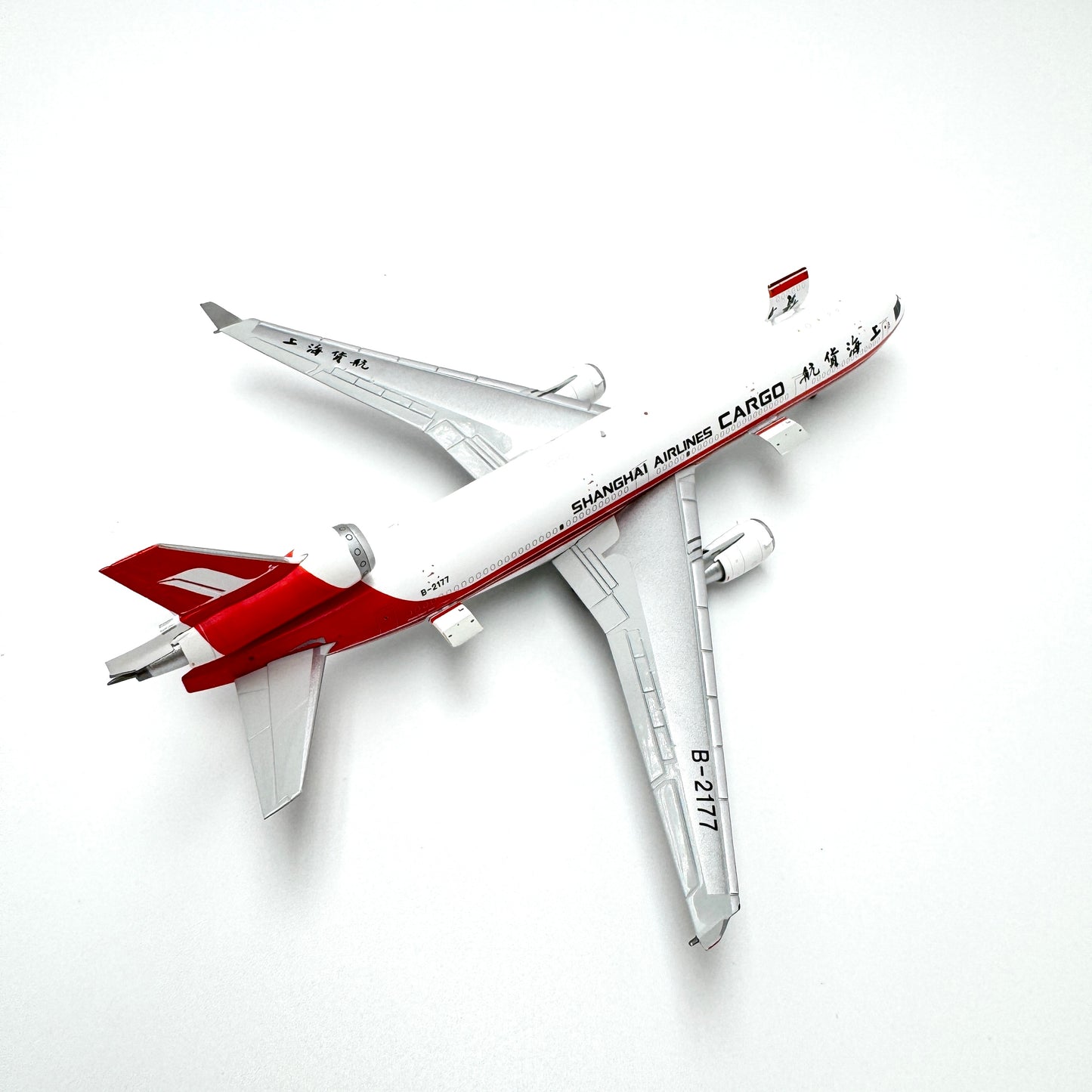 Pre-Order YY Wings 1:400 Shanghai Airlines McDonnell Douglas MD-11F B-2177 Interactive YY1108C
