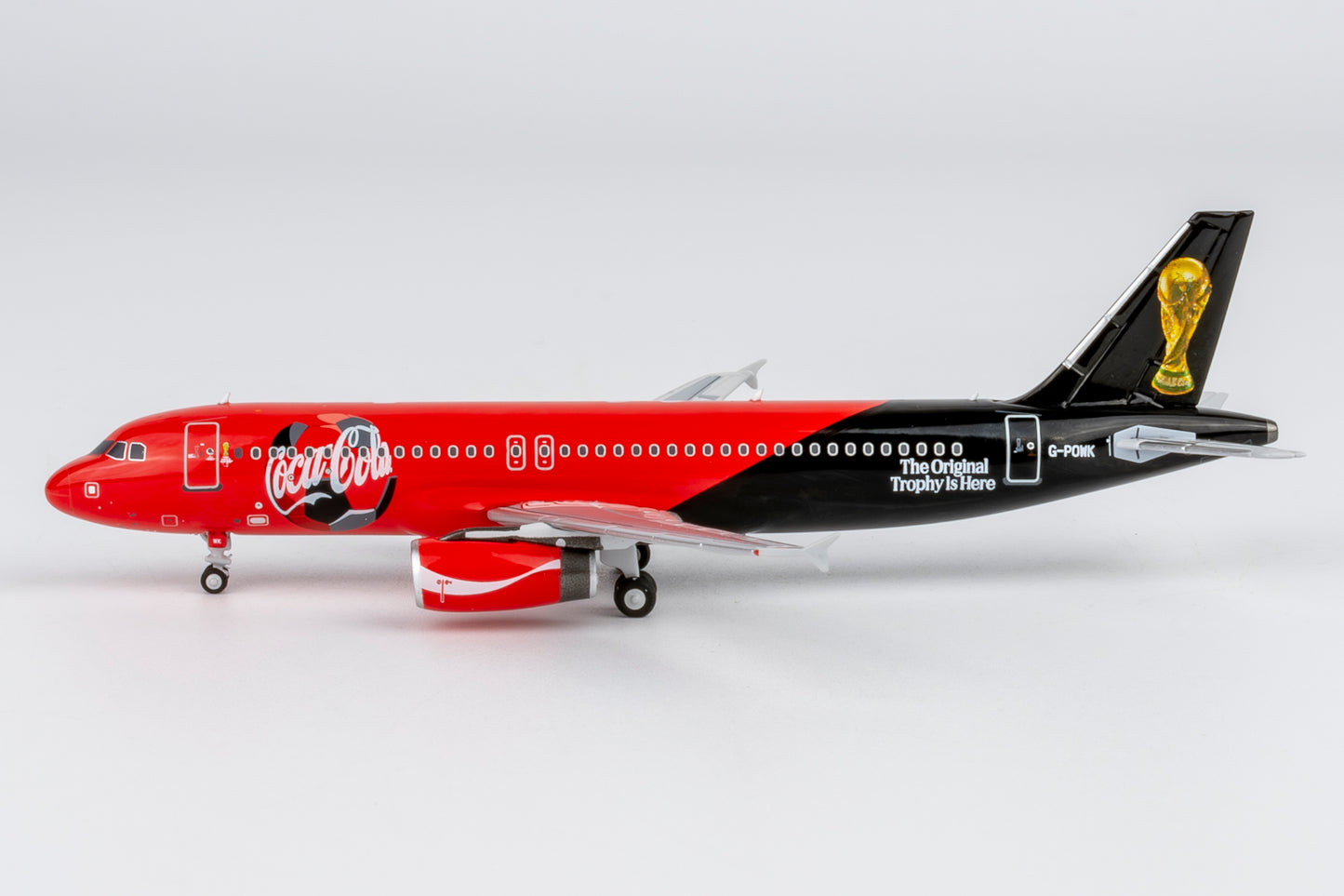 NG Models 1:400 Titan Airways Airbus A320 G-POWK "Coca Cola FIFA World Cup" 15070