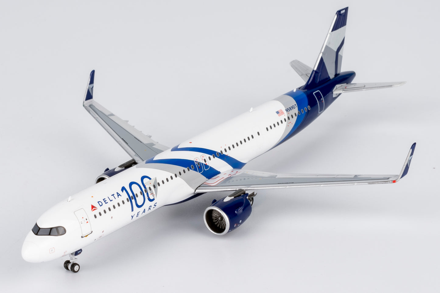NG Models 1:400 Delta Air Lines Airbus A321neo "100 Years" N589DT NG 13130