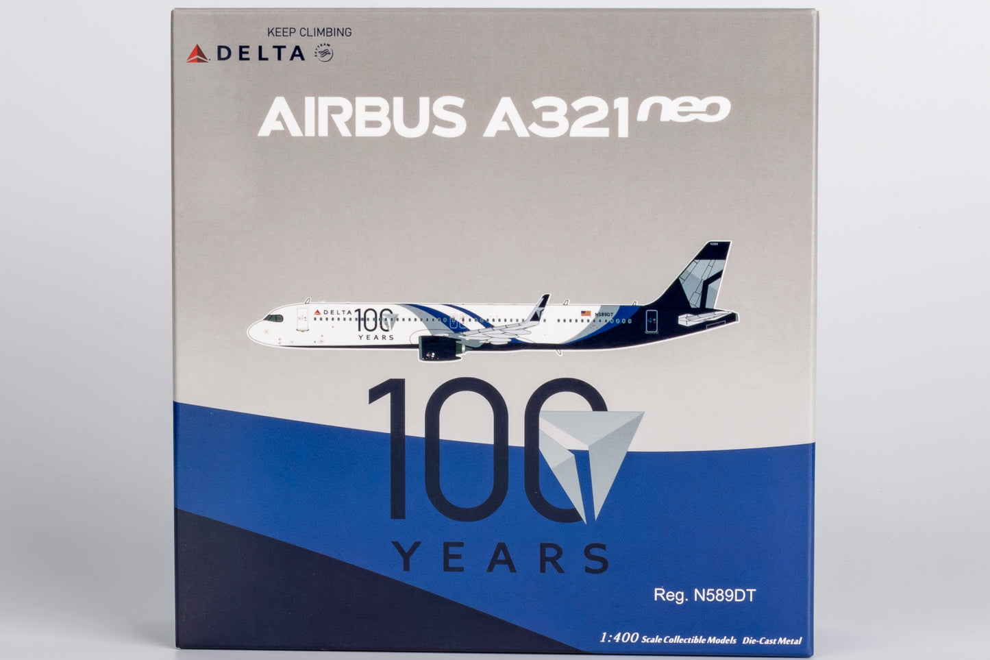 NG Models 1:400 Delta Air Lines Airbus A321neo "100 Years" N589DT NG 13130