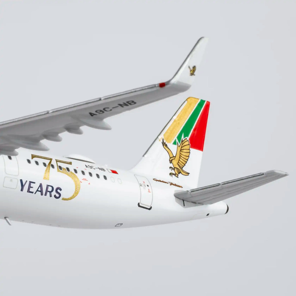 NG Models 1:400 Gulf Air Airbus A321neo A9C-NB "75th" 13145