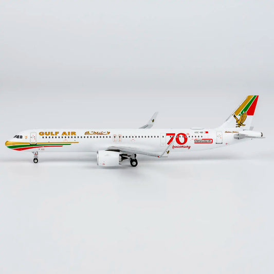 NG Models 1:400 Gulf Air Airbus A321neo A9C-NB "70th" 13146