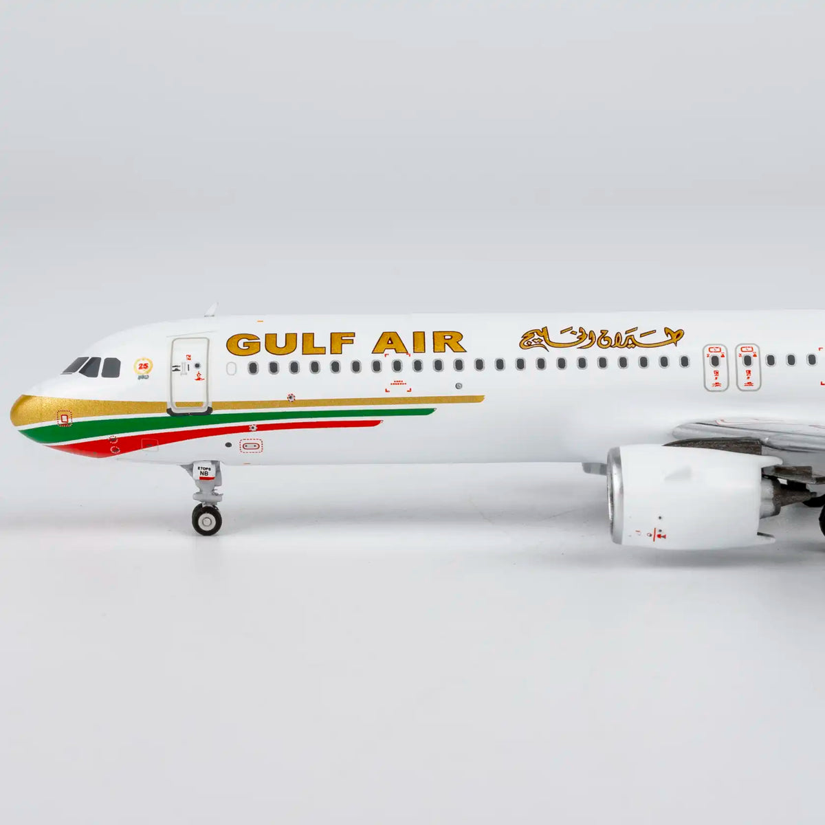 NG Models 1:400 Gulf Air Airbus A321neo A9C-NB "70th" 13146
