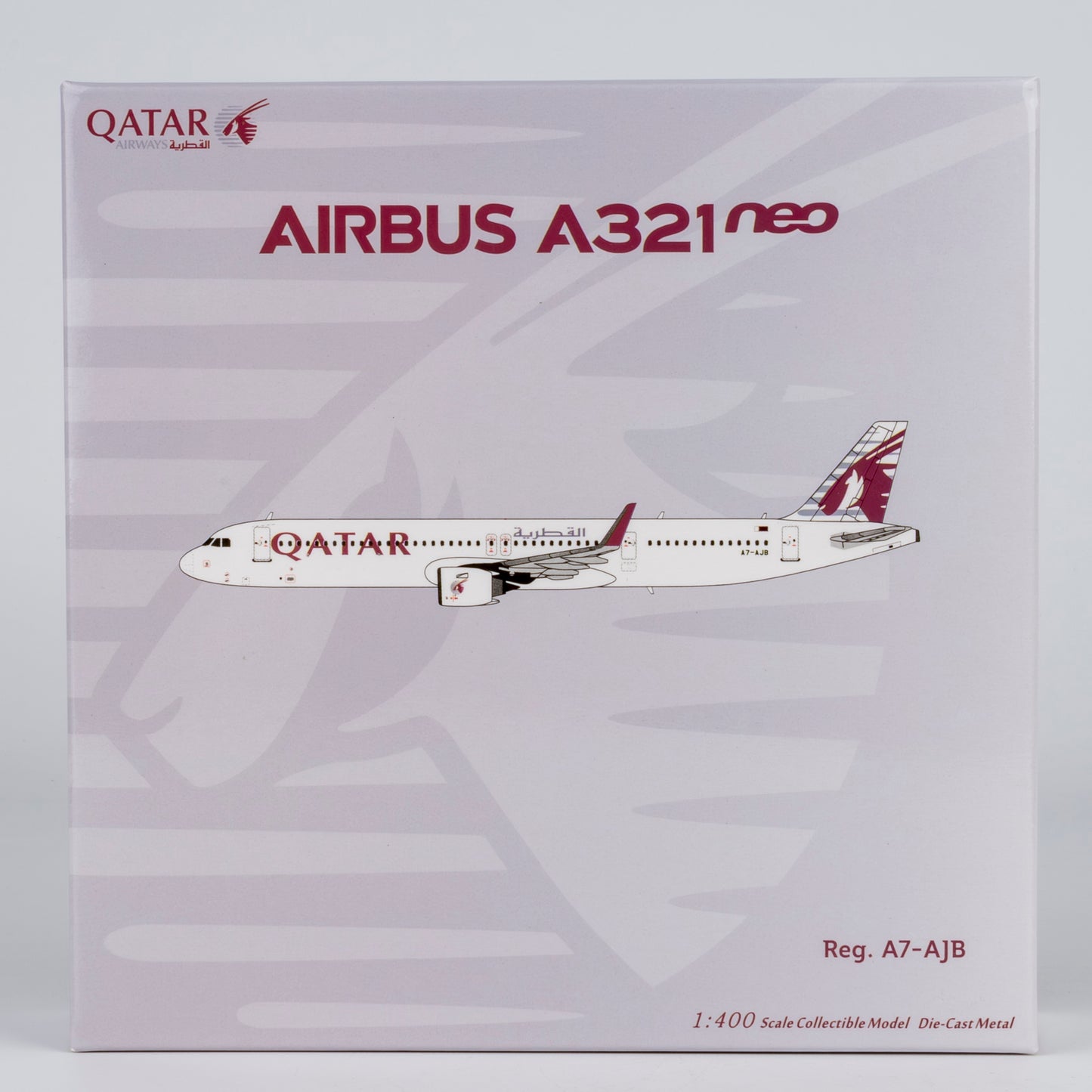 NG Models 1:400 Qatar Airways Airbus A321neo A7-AJB "Qatar's First neo" 13147