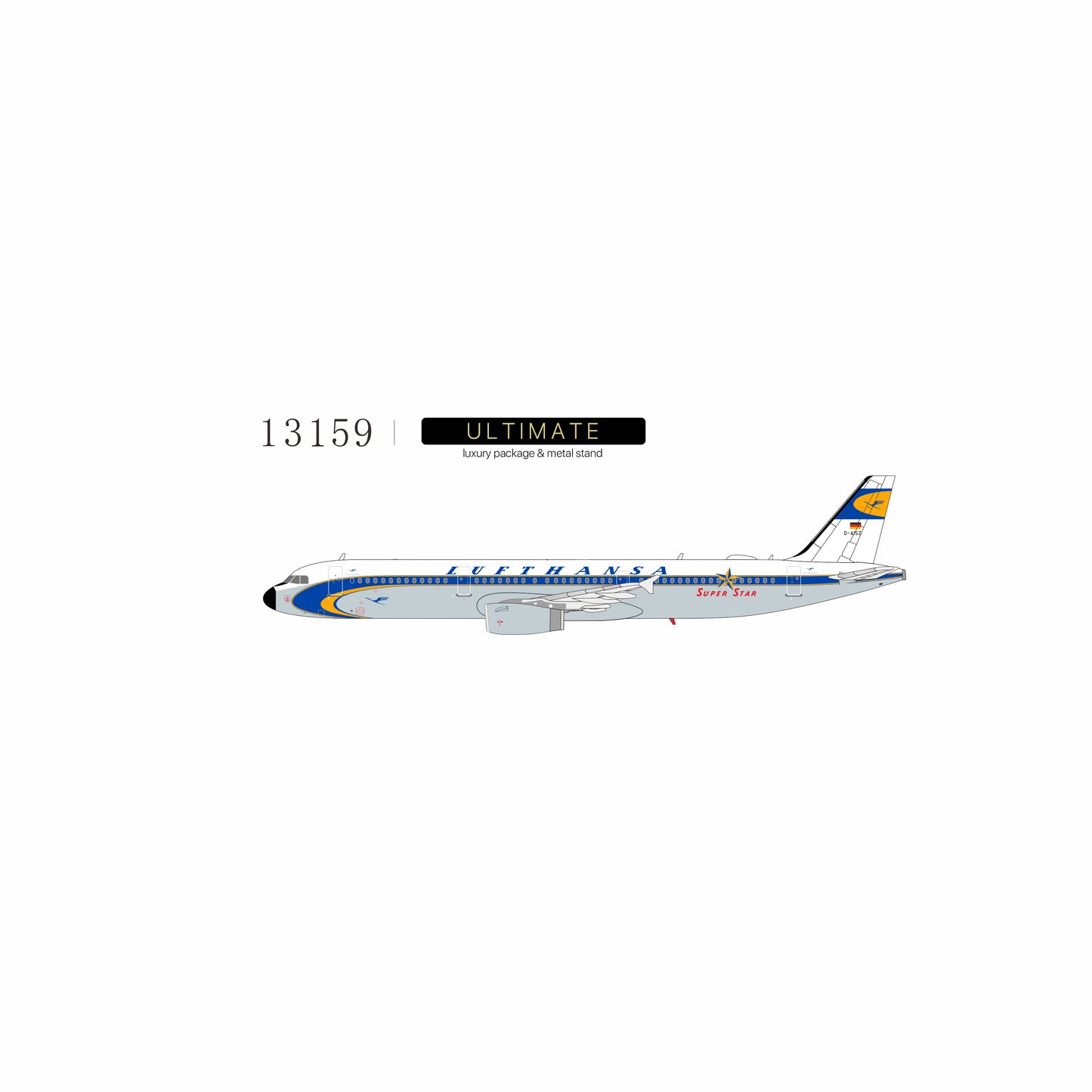 Pre-Order NG ULTIMATE 1:400 Lufthansa Airbus A321 D-AISZ "Super Star Heritage" 13159