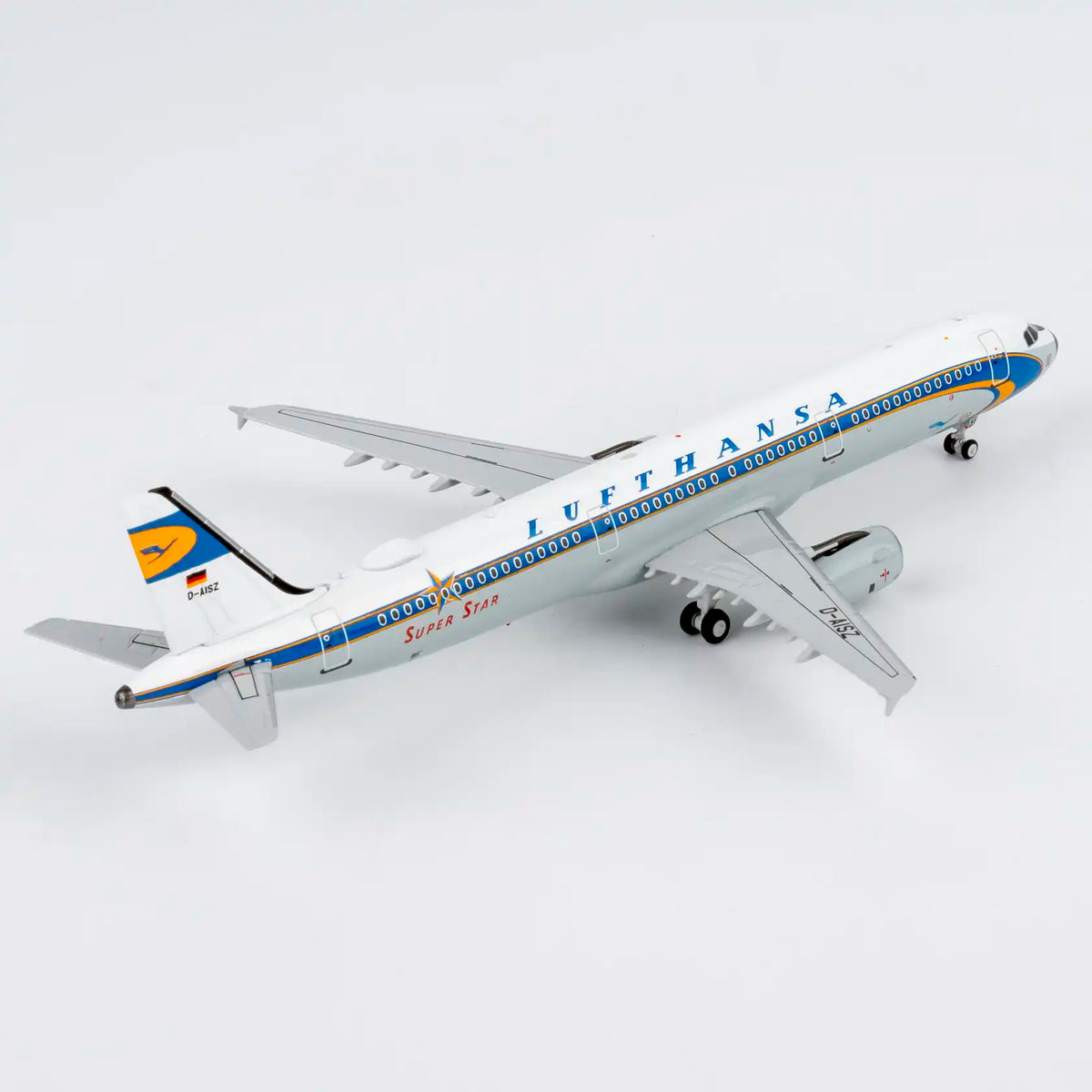 NG Models 1:400 Lufthansa Airbus A321 D-AISZ "Super Star Heritage" 13160