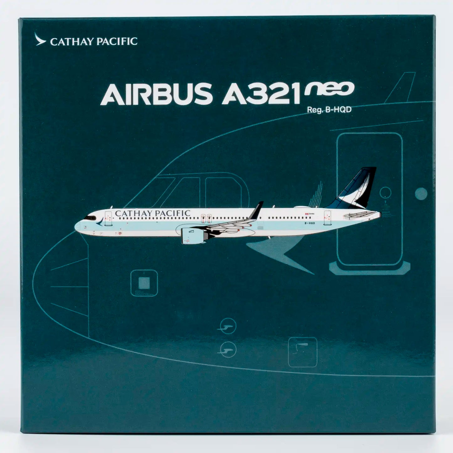 NG Models 1:400 Cathay Pacific Airbus A321neo B-HQD "Larger Titles" 13165