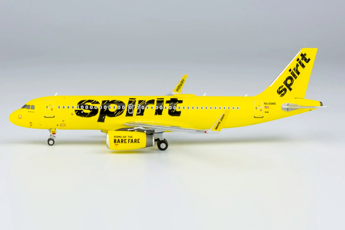 NG Models 1:400 Spirit Airlines Airbus A320 N648NK 15036