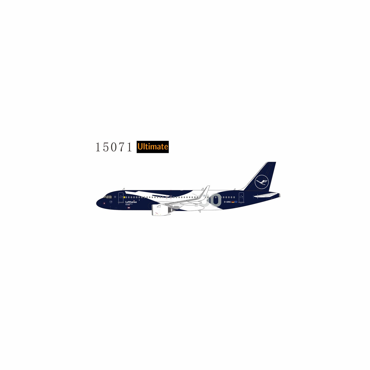 NG ULTIMATE 1:400 Lufthansa Airbus A320neo D-AING "100th Anniversary" 15071