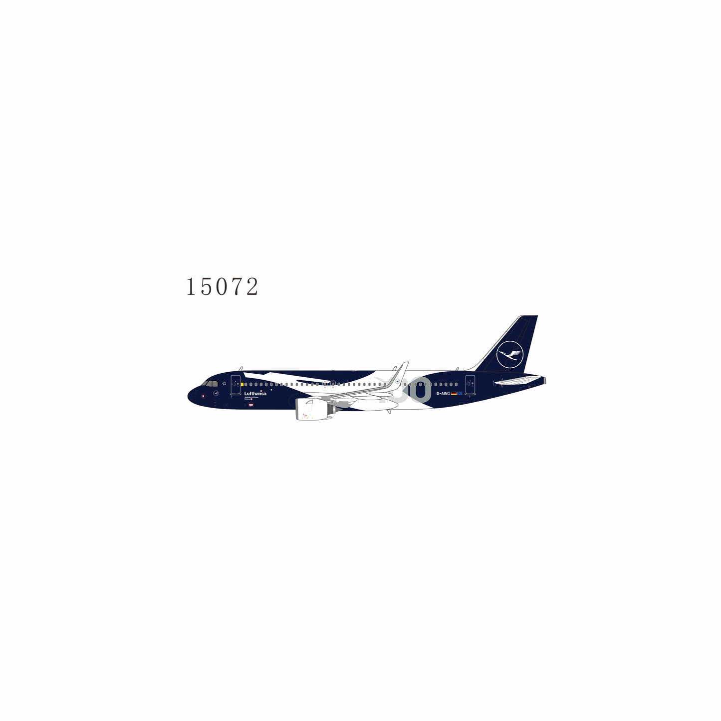 NG Models 1:400 Lufthansa Airbus A320neo F-AING "100th Anniversary" 15072