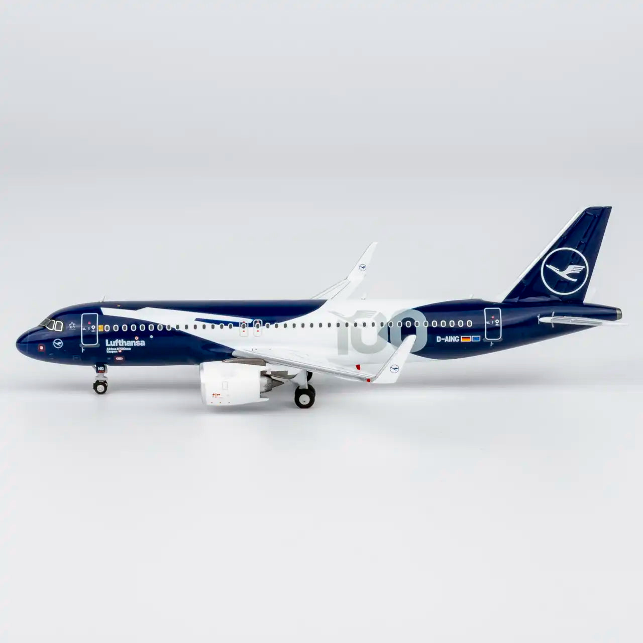 NG Models 1:400 Lufthansa Airbus A320neo F-AING "100th Anniversary" 15072